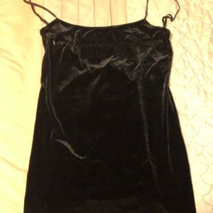 Velvet slip dress sleepwear